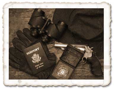 gun hat and gloves