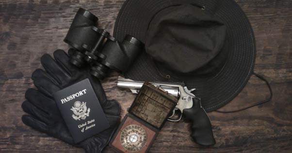 pierre leguy's gun hat and gloves